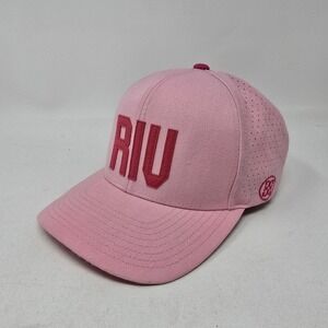 G/Fore Riviera Golf Club Hat Pink Adult Snap Back Cap‎ EUC